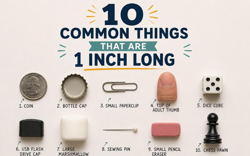 10 Common Things That are 1 Inch Long