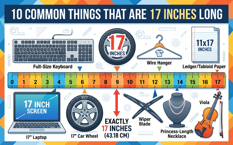 17 Inches Long
