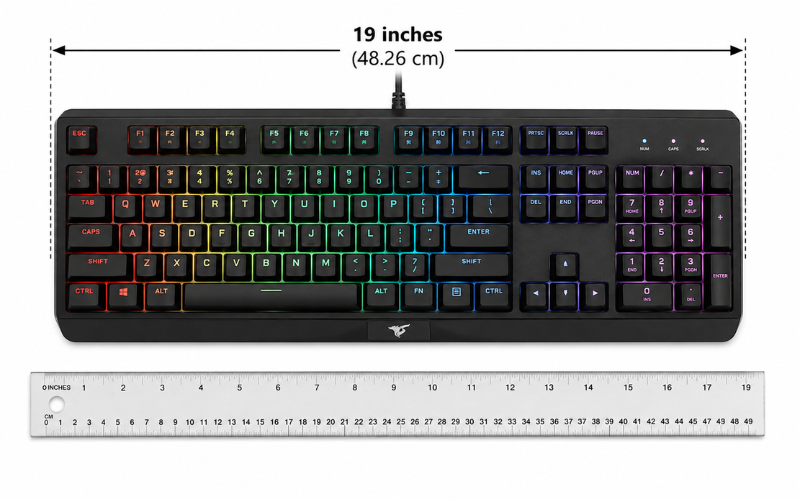 19 Inches Long