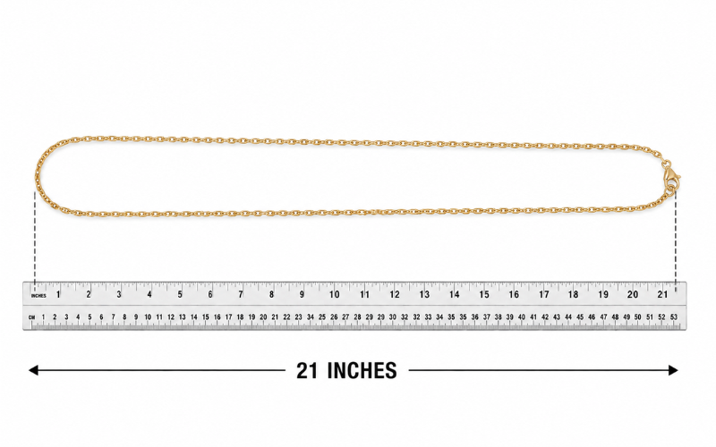 21 Inches Long