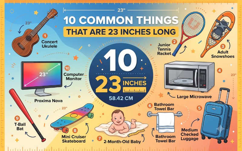 23 Inches Long