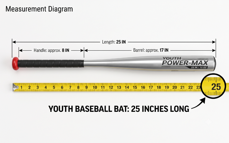 25 Inches Long 