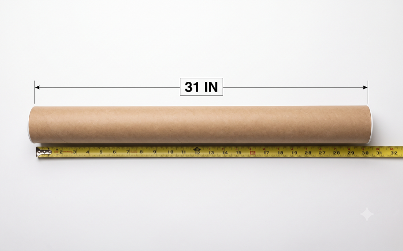 31 Inches Long