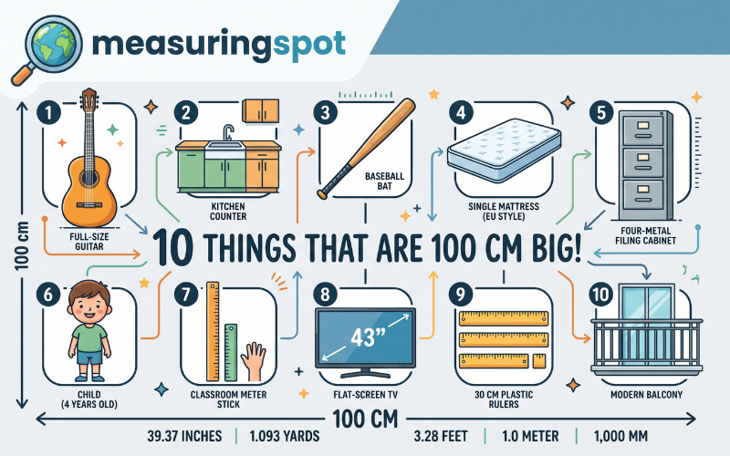 How Big is 100 Centimeters