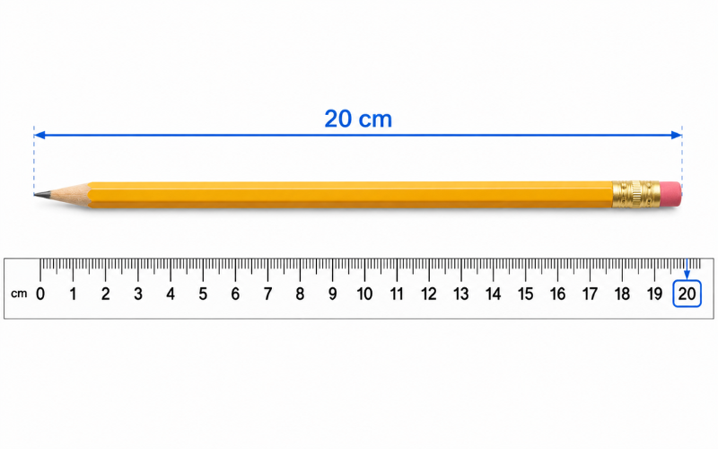 How Big is 20 Centimeters 