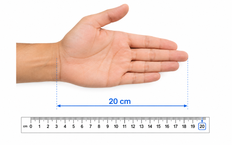 How Big is 20 Centimeters 