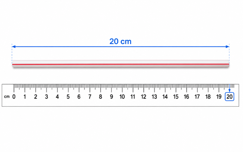 How Big is 20 Centimeters 