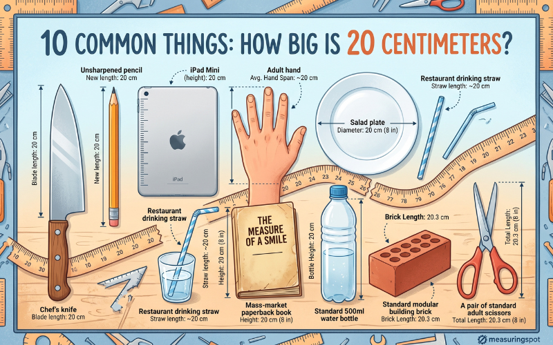 How Big is 20 Centimeters