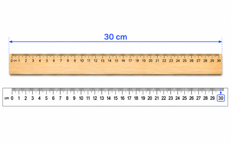 How Big is 30 Centimeters 
