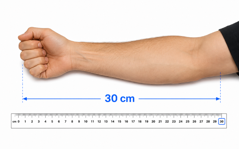 How Big is 30 Centimeters 