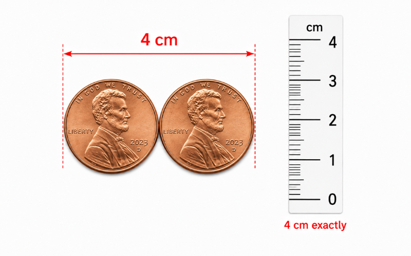 How Big is 4 cm