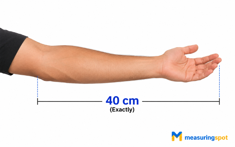 How Big is 40 Centimeters 