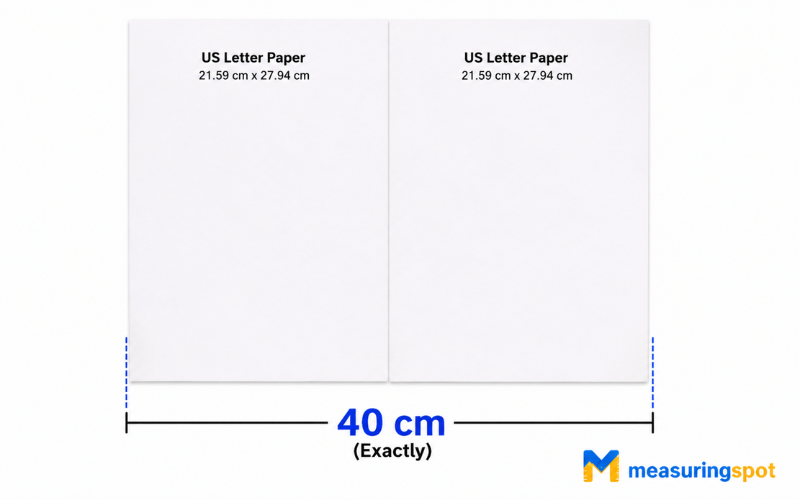 How Big is 40 Centimeters 