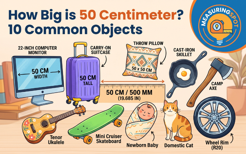 How Big is 50 Centimeters