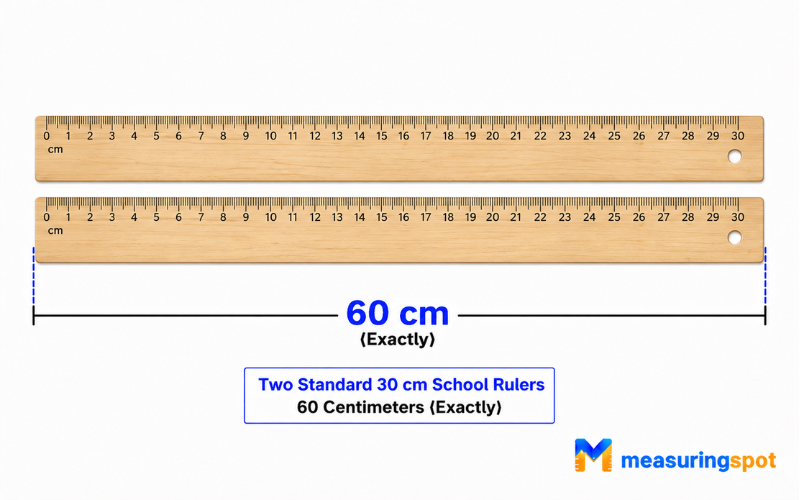 How Big is 60 Centimeters 