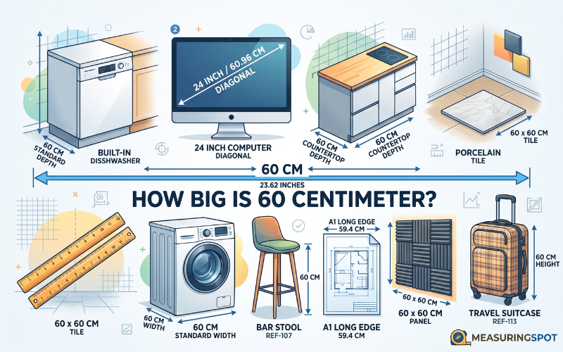 How Big is 60 Centimeters