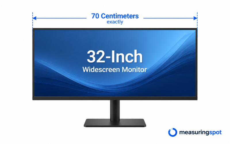 How Big is 70 Centimeters