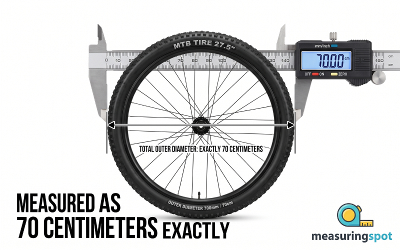 How Big is 70 Centimeters
