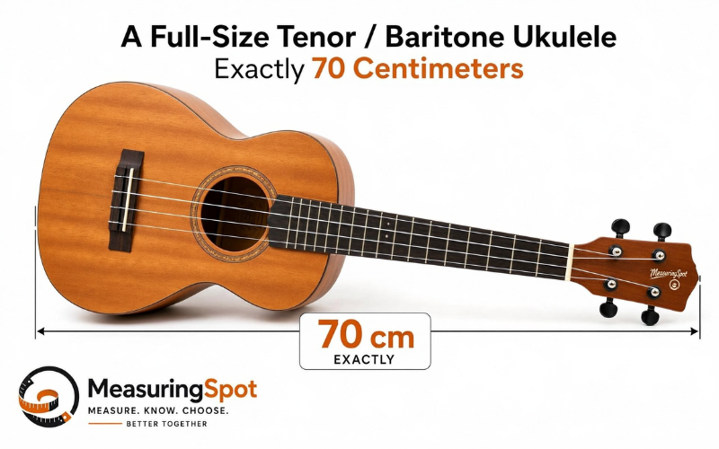 How Big is 70 Centimeters