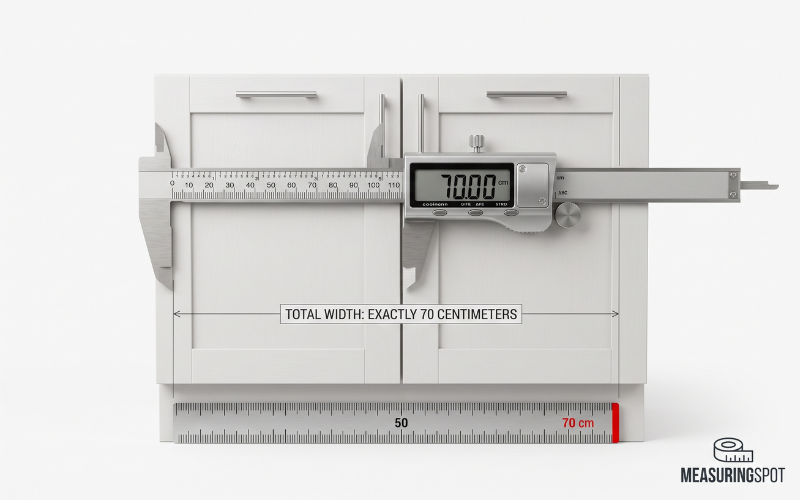 How Big is 70 Centimeters
