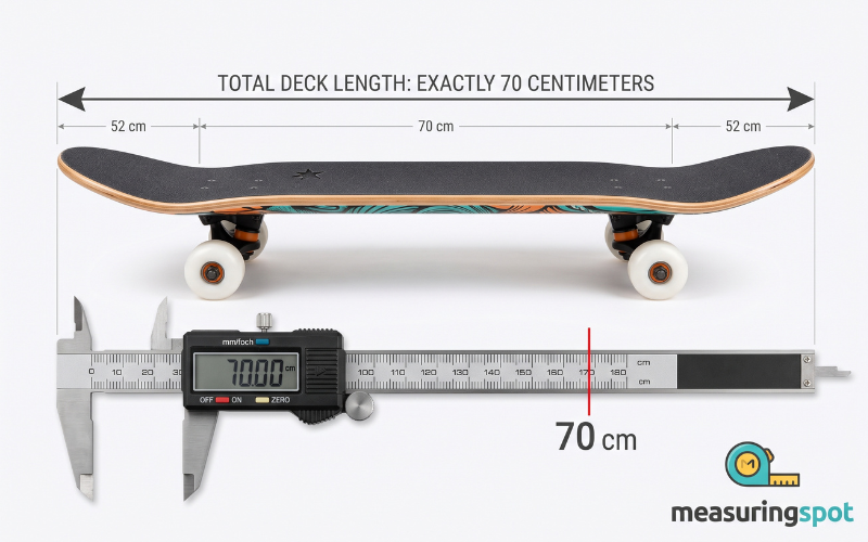How Big is 70 Centimeters
