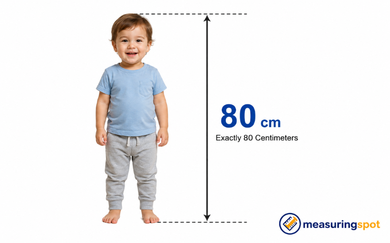 How Big is 80 Centimeters 