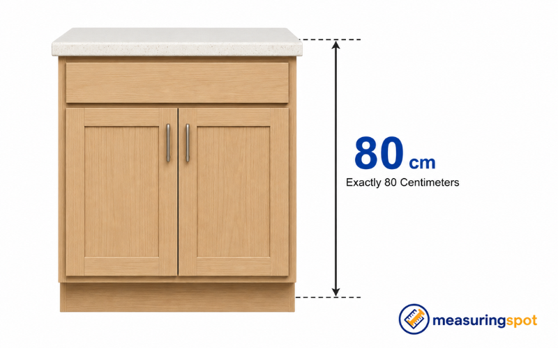 How Big is 80 Centimeters 