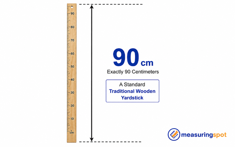 How Big is 90 Centimeters 