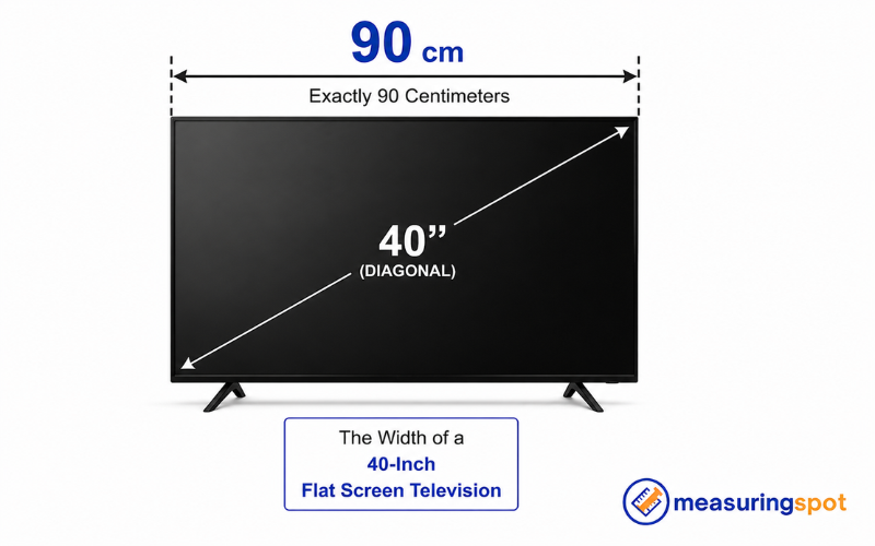 How Big is 90 Centimeters 
