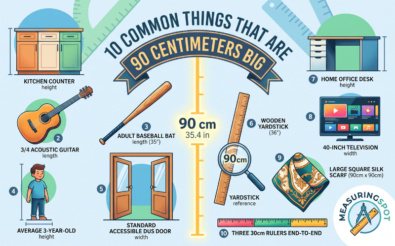 How Big is 90 Centimeters
