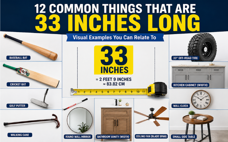 How Long is 33 Inches