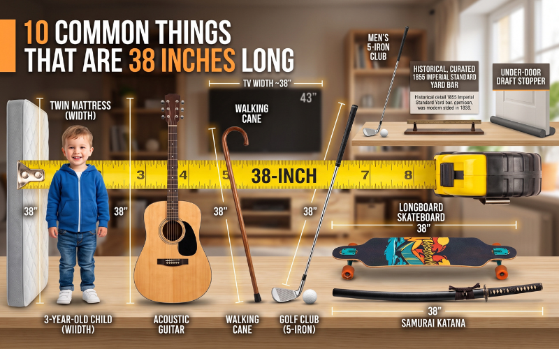 How Long is 38 Inches