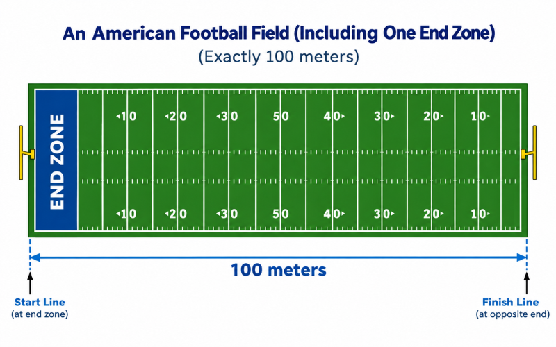 How Long is 100 Meters