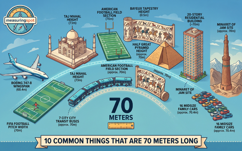 How Long is 70 Meters