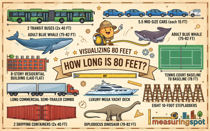 How Long is 80 Feet