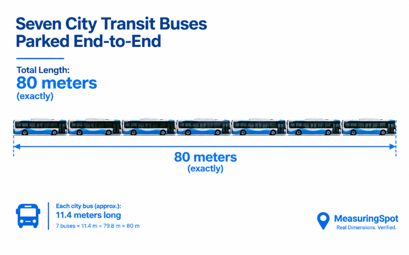 How Long is 80 Meters