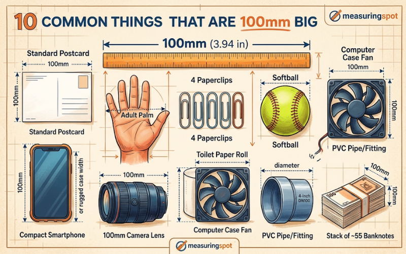 How Big Is 100 mm