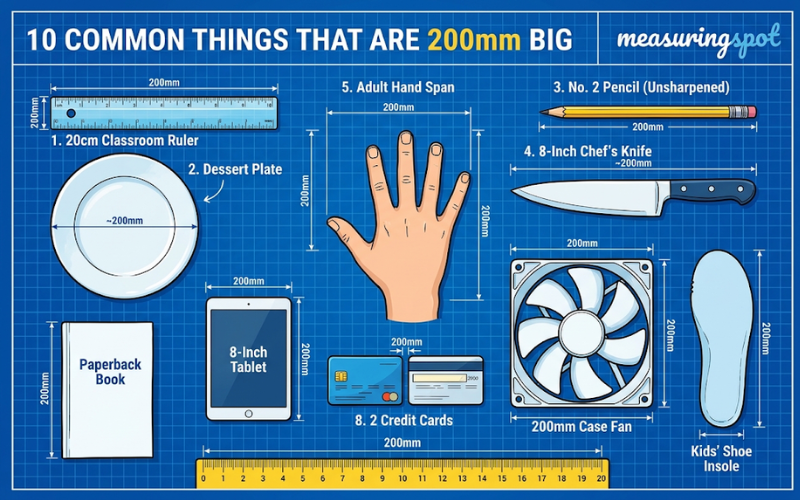 How Big Is 200 mm