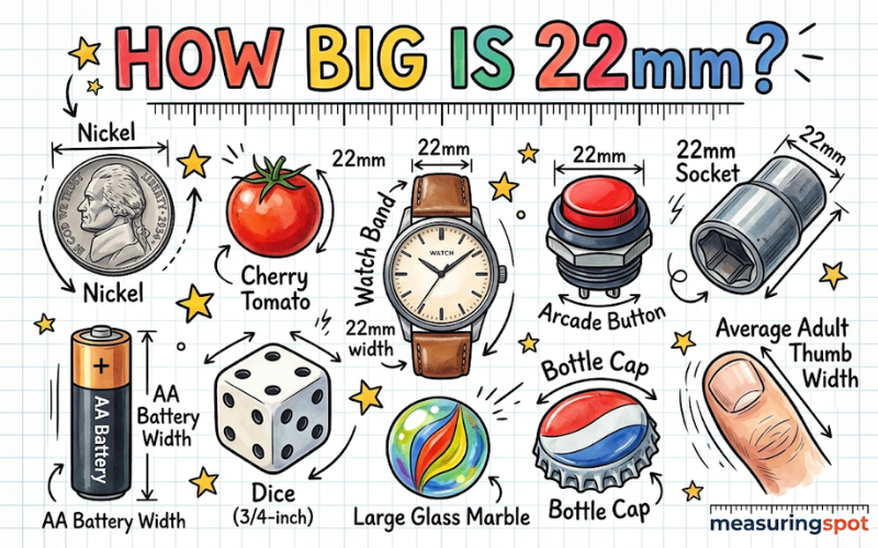 How Big Is 22 mm