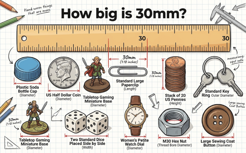 How Big Is 30 mm