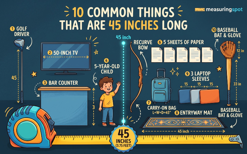 How Long Is 45 Inches