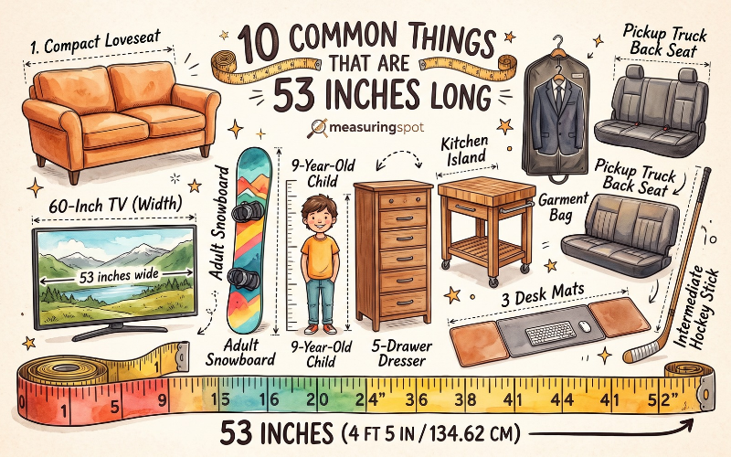 How Long is 53 Inches