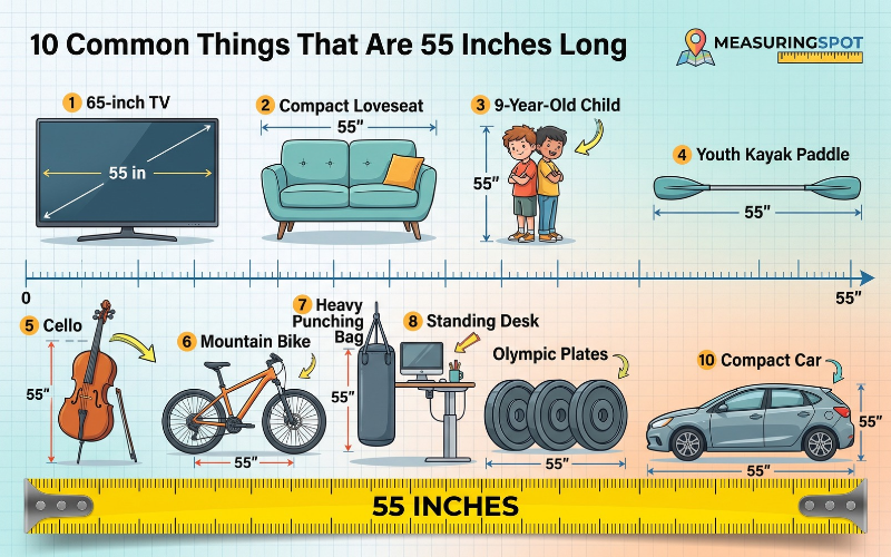 How Long is 55 Inches