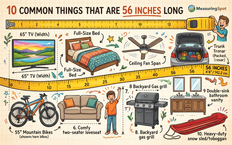 How Long is 56 Inches