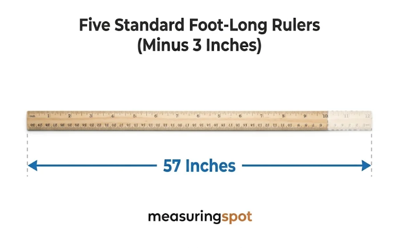 How Long is 57 Inches